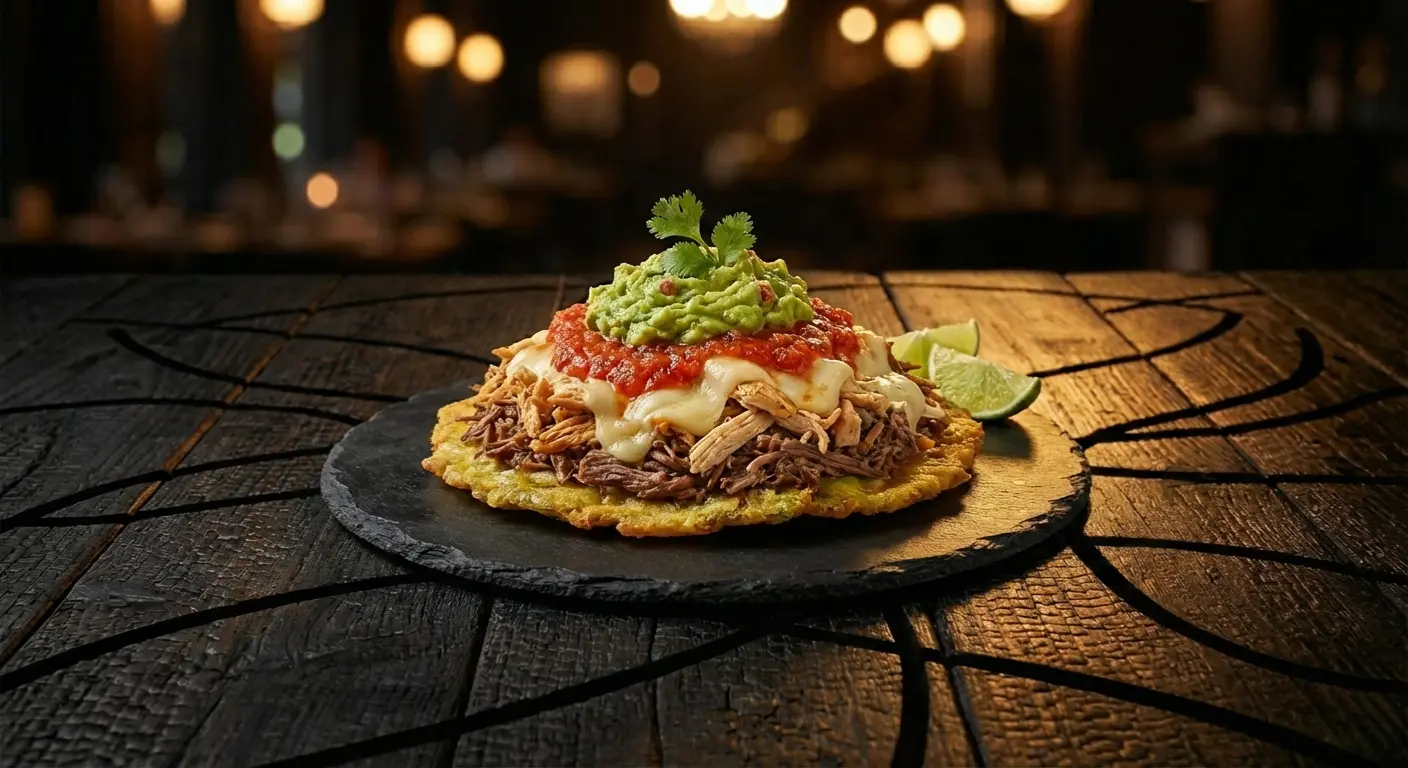 patacon-con-todo-carne-pollo-guacamole-alquimia-gastrobar